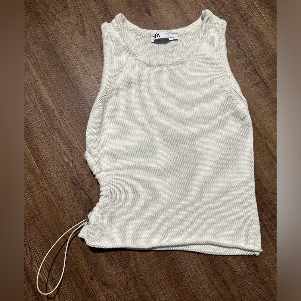 Zara Knit Sleeveless Tank Y2K